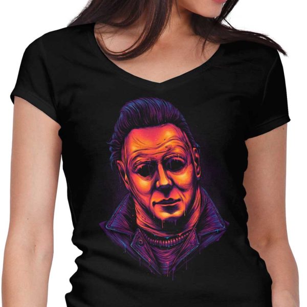 Glowing Slasher - Women s V-Neck Online Hot Sale