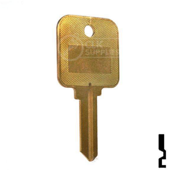 Uncut Hotel Head Key Blank | Weiser | WR3, WR5 Fashion - Image 3