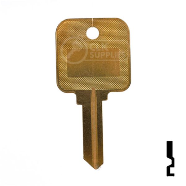 Uncut Hotel Head Key Blank | Weiser | WR3, WR5 Fashion