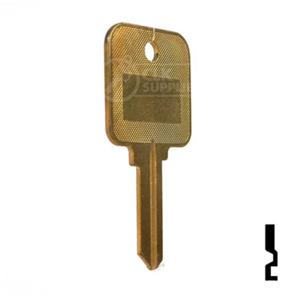 Uncut Hotel Head Key Blank | Weiser | WR3, WR5 Fashion - Image 4