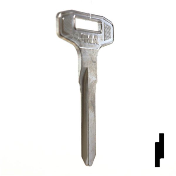 Uncut Key Blank | Mitsubishi  | FU2 For Cheap - Image 4